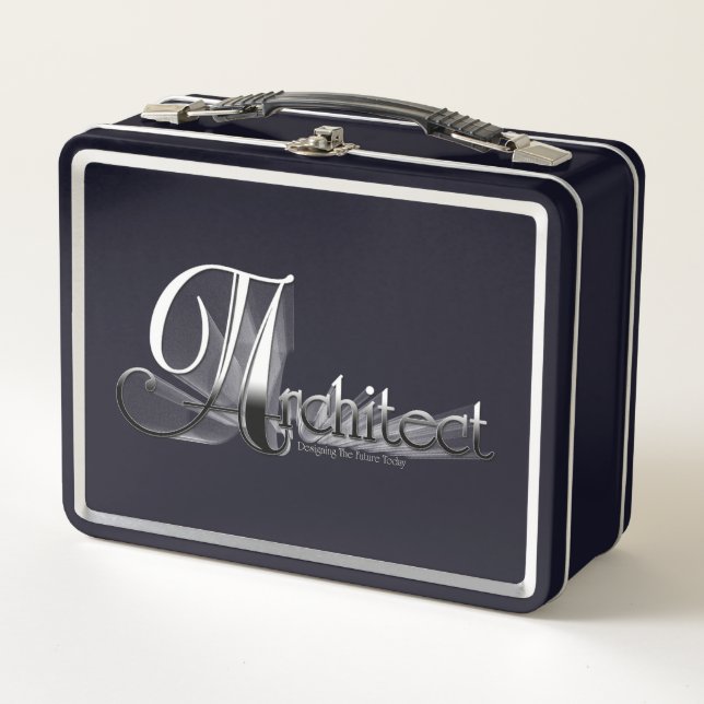Architect Metal Lunch Box (Front)