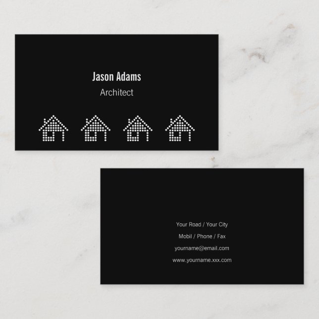 Architect | Modern Business Card (Front/Back)