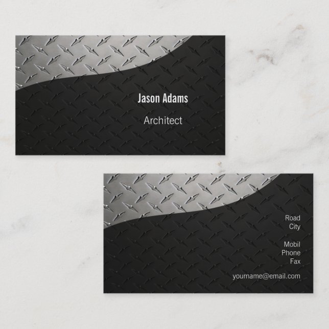 Architect | Modern Business Card (Front/Back)