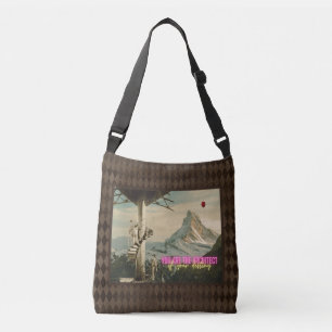Architect of Your Destiny Surreal Collage Crossbody Bag