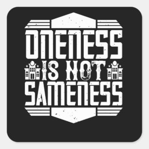 Architect - Oneness Is Sameness Square Sticker