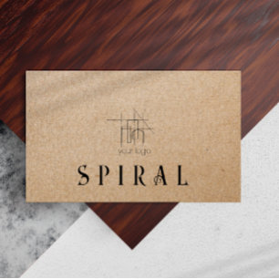 Architect Professional Add Your Logo Kraft Paper Business Card