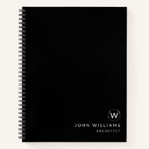 Architect Professional Modern Minimalist Monogram