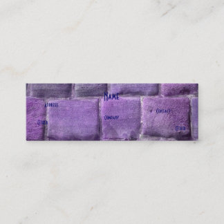 Architect Purple Sandstone I Mini Business Card