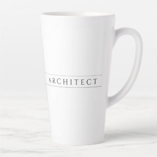 ARCHITECT Tall Latte Mug / Black