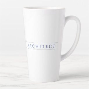 ARCHITECT Tall Latte Mug / Navy