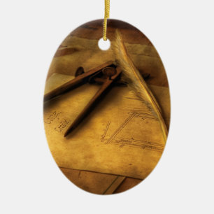 Architect - The Drafter Ceramic Tree Decoration