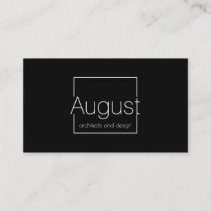 Architects and Design Business Card