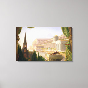 Architect's Dream (by Thomas Cole) Canvas Print