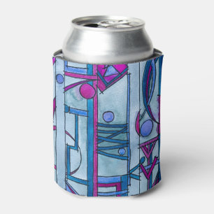 Architect's Dream-Modern Bauhaus Geometric Art Can Cooler
