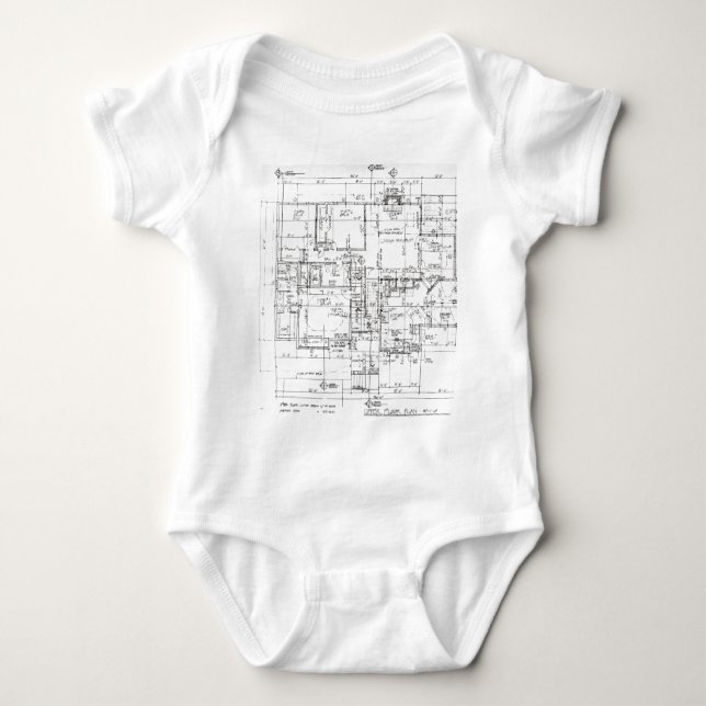 Architects Everything! Baby Bodysuit (Front)