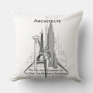 Architects Throw Pillow