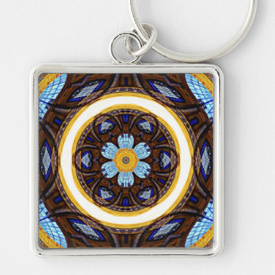 Architectural Abstract Keychain