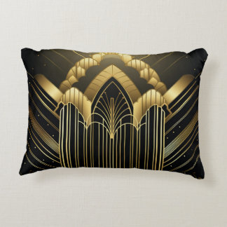 Architectural Art Deco Decorative Cushion