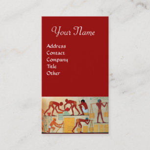 ARCHITECTURAL CONSTRUCTION red yellow orange Business Card