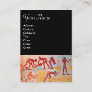 ARCHITECTURAL CONSTRUCTION yellow black red Business Card