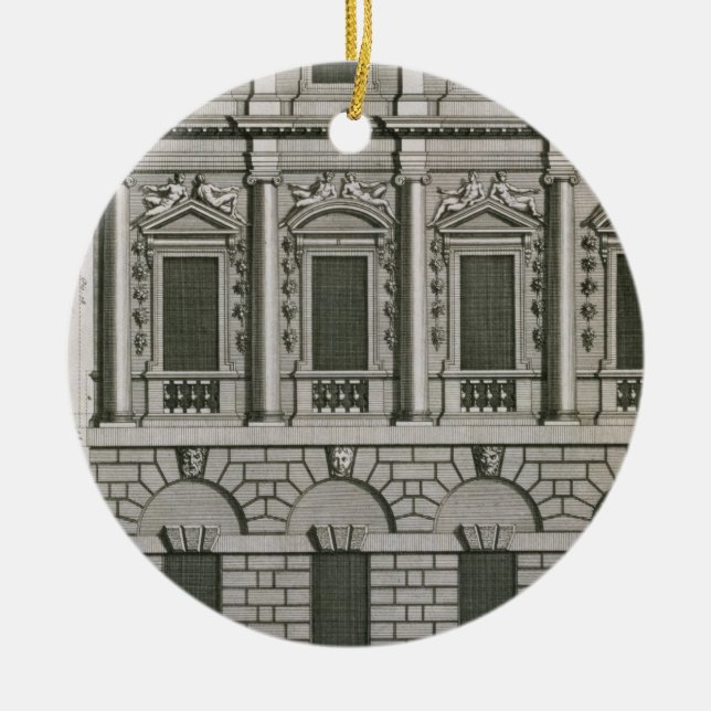 Architectural design demonstrating Palladian propo Ceramic Tree Decoration (Front)
