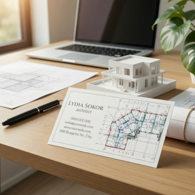 Architectural Drawing Business Card (Creator Uploaded)