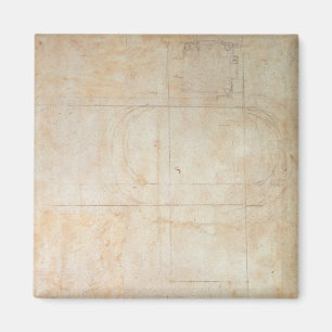 Architectural Drawing Magnet