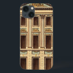 Architectural Facade by Jean Deneufforge iPhone 13 Case<br><div class="desc">An architectural façade drawn by Jean Deneufforge. The word façade comes from the Italian word facciata,  meaning "face." Put a new face on one of your walls with this piece!</div>