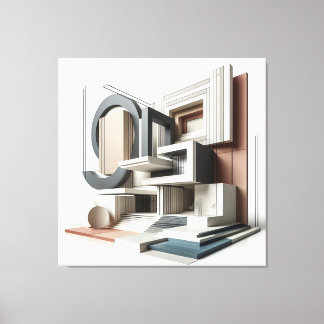 Architectural Formscape Canvas Print
