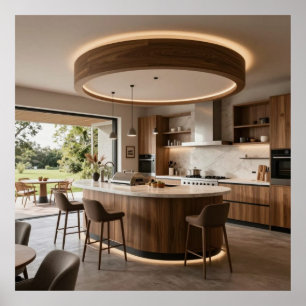 Architectural Harmony: Indoor-Outdoor Flow Poster