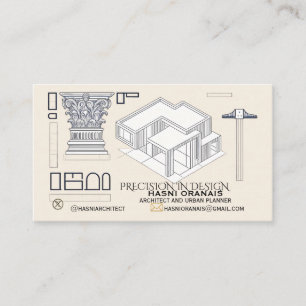 Architectural Harmony – Precision Meets Art Business Card