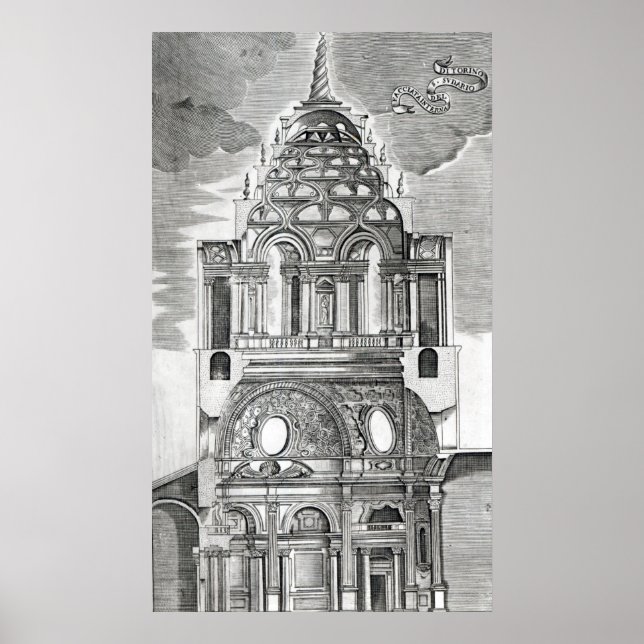 Architectural Illustration Poster (Front)