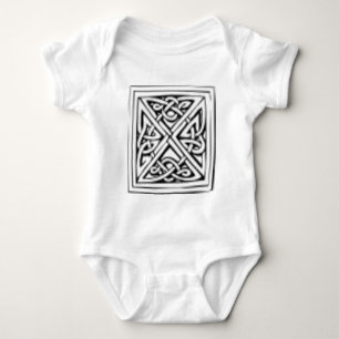 Architectural Motif Baby Bodysuit