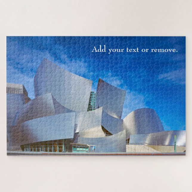 Architectural photo: Guggenheim Museum, Bilbao, Jigsaw Puzzle (Horizontal)