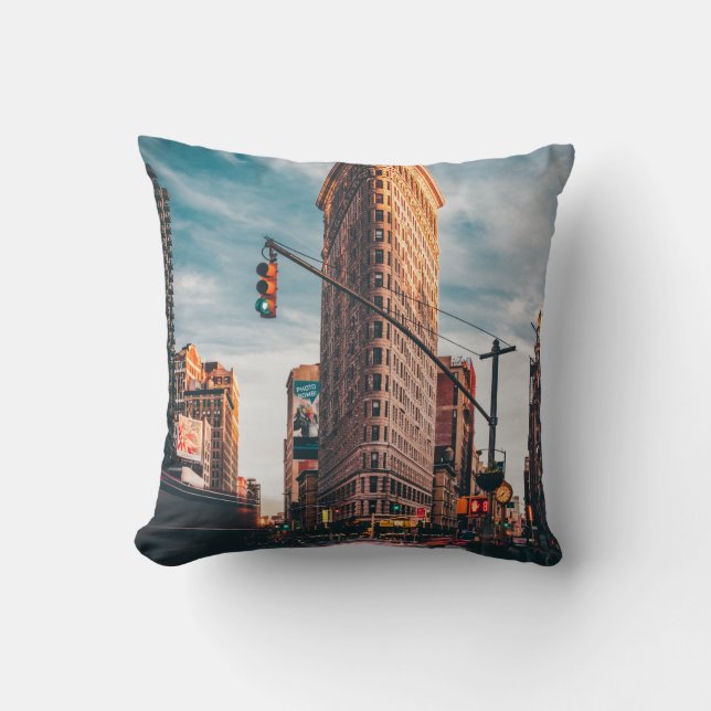 ARCHITECTURAL PHOTOGRAPHY OF BROWN BUILDING CUSHION (Front)