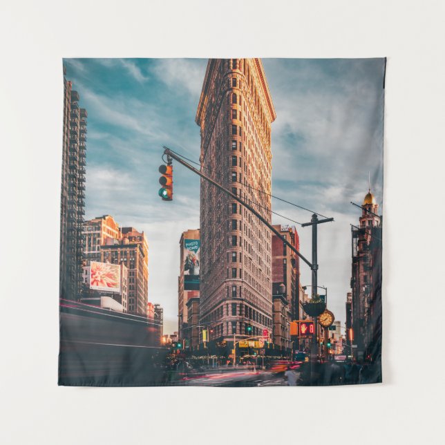 ARCHITECTURAL PHOTOGRAPHY OF BROWN BUILDING TAPESTRY (Front)
