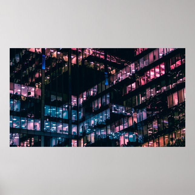 ARCHITECTURAL PHOTOGRAPHY OF BUILDING WITH PEOPLE  POSTER (Front)