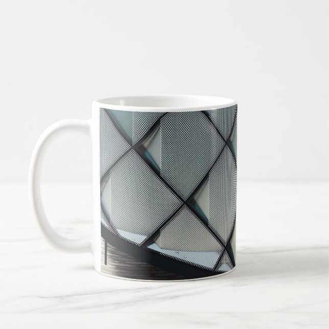 Architectural photography of concrete wall coffee mug (Left)