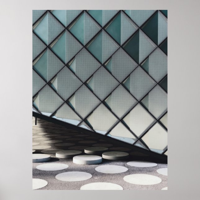 Architectural photography of concrete wall poster (Front)