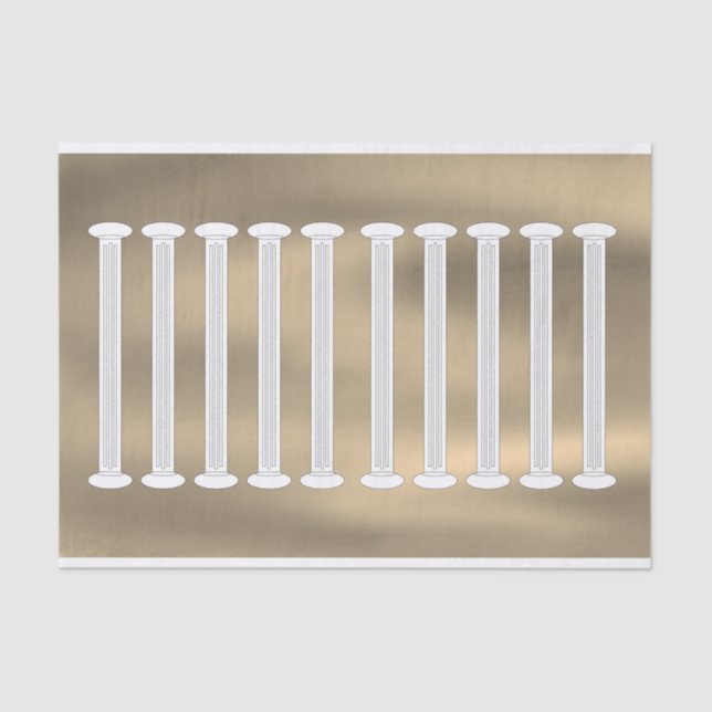 Architectural Roman Columns  Tissue Paper (Front)