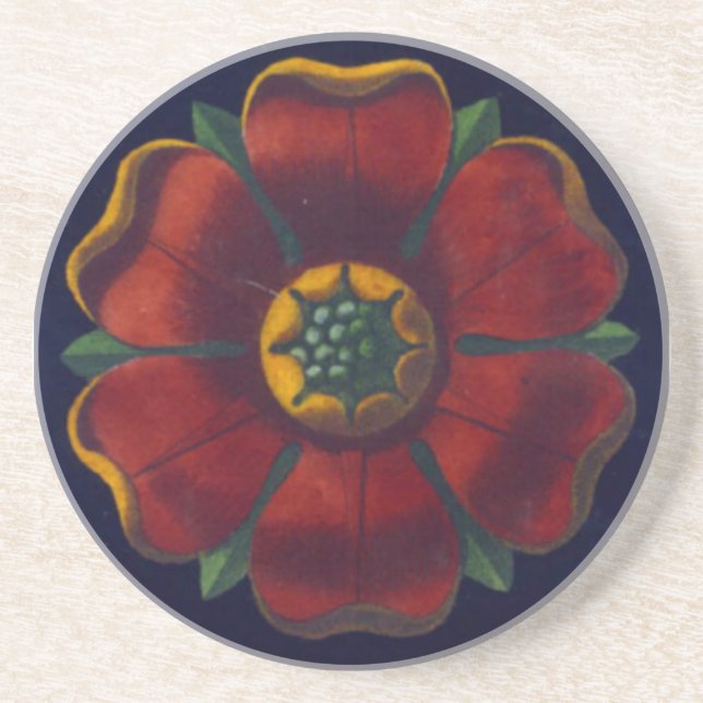 Architectural Rosette No. 1 Coaster (Front)