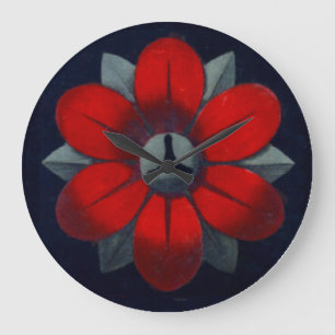Architectural Rosette No. 3 Large Clock