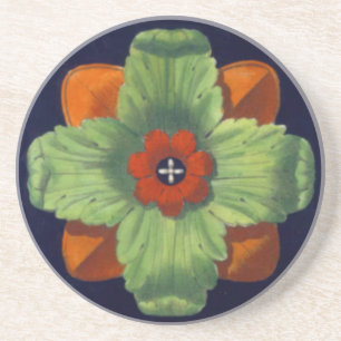 Architectural Rosette No. 4 Coaster