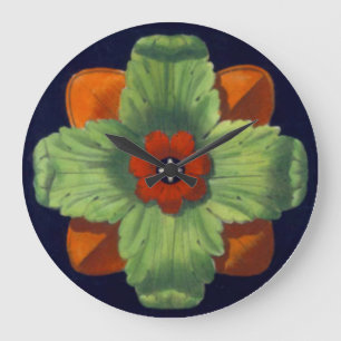 Architectural Rosette No. 4 Large Clock