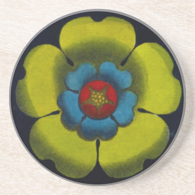 Architectural Rosette No. 6 Coaster (Front)