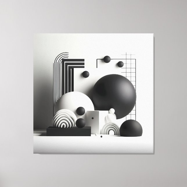 Architectural Silence Ensemble Canvas Print (Front)