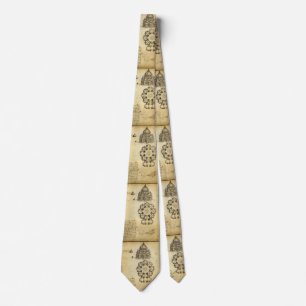 Architectural Sketch by Leonardo da Vinci Tie