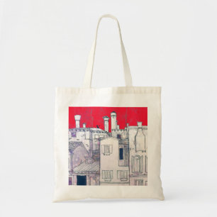 architectural sketch tote bag
