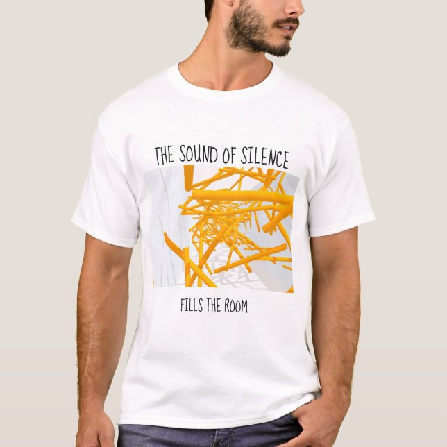 Architectural Space with Bright Geometrical Shape T-Shirt (Front)