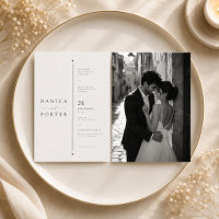 Architectural Split Layout Wedding