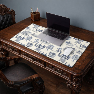 Architectural Toile Desk Mat
