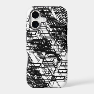 Architectural wire frame Iphone case