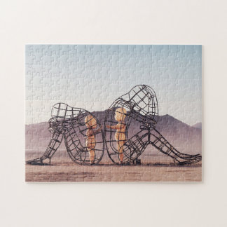 Architecture at Burning Man Jigsaw Puzzle