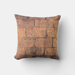 Architecture bricks wall stoneworks cushion